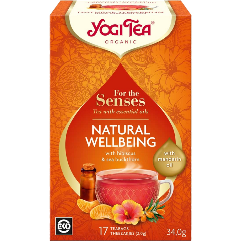 Natural Wellbeing, porciovaný čaj, 17 vreciek